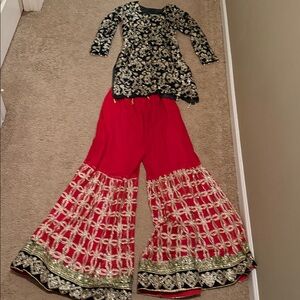 Indian wedding outfit (ghararra)